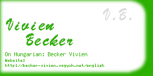 vivien becker business card